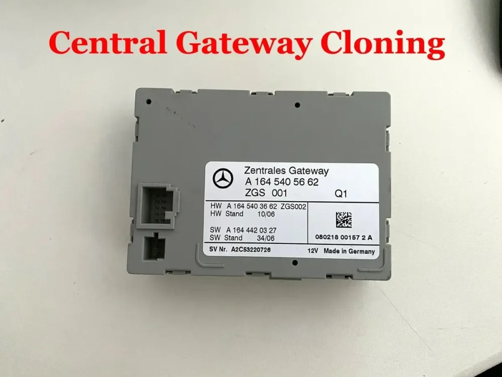 A central gateway cloning device is shown.
